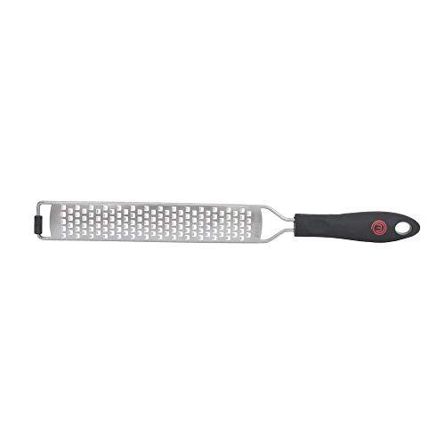 Ralador Zester com Protetor, Flat 3, 1 Unidade, 36 Cm, Cabo Preto e Aço Inox, MasterChef