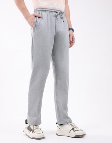 Image of Monte Carlo Men's Regular Fit Solid Track Pants | Drawstring Closure | Side Pocket Sports Lower | Comfortable & Stylish Lower for Men's