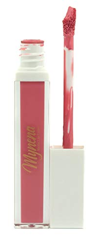 Matte Lip Gloss Long Lasting Waterproof Liquid Lipstick Highly Pigmented No Smudge Lip Color Cream by Mynena - Laura