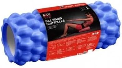 أسطوانة فوم دائرية بالكامل للمساج من بودي سكالبتشر بطول 34 سم لون أزرق كحلي