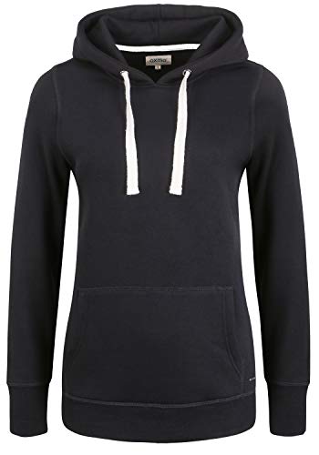 OXMO Olive Damen Kapuzenpullover Hoodie Pullover mit Kapuze, Größe:L, Farbe:Black (799000) Cover