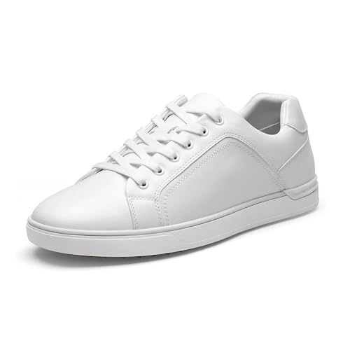 Bruno Marc Men's Casual Dress Sneakers Skate Shoes 6.5 White
