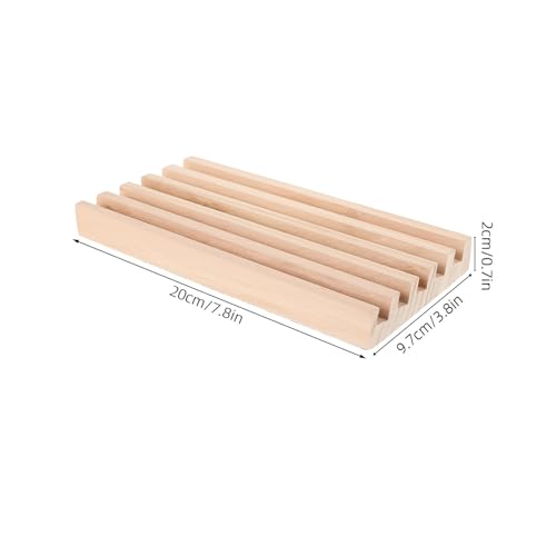 Base organizadora de madera para fichas de dominó 20x10x2cm miniatura 2