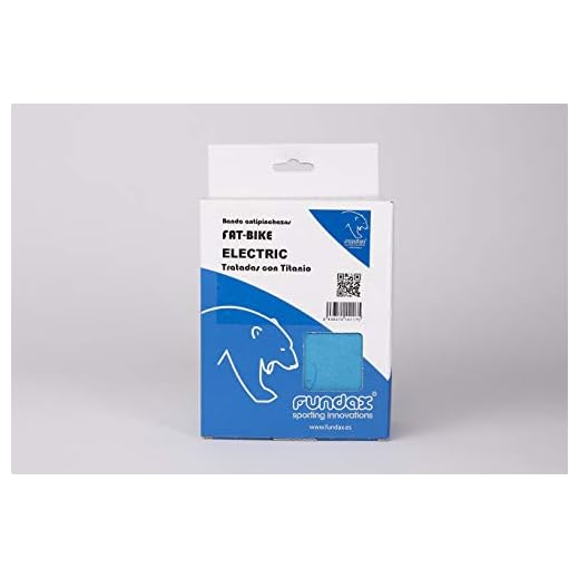 FUNDAX Banda antipinchazos Fat-Bike Electric Piel, Adultos Unisex, Azul, 26"/27,5" Plus