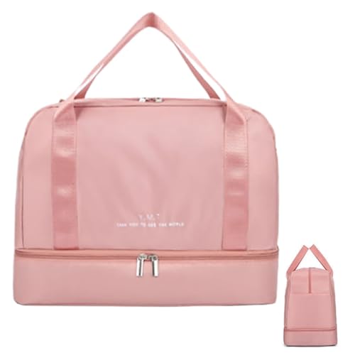Sac de voyage fourre-tout avec compartiment chaussures portable pour cabine avion