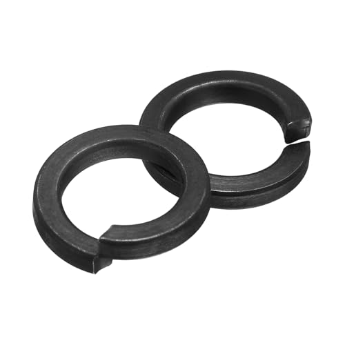 BOLTALIVON 10 Pcs M14 Split Lock Washer 304 Stainless Steel Black