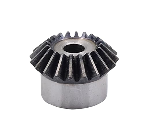 Bevel Gear Pinion Hardware Mechanical 15-40 Tooth Bevel Gear 1:1 0.5/1/1.5 Module 90 Degrees 45# Steel Mechanical Power Transmission Gear Process Hole(1M 15Teeth)