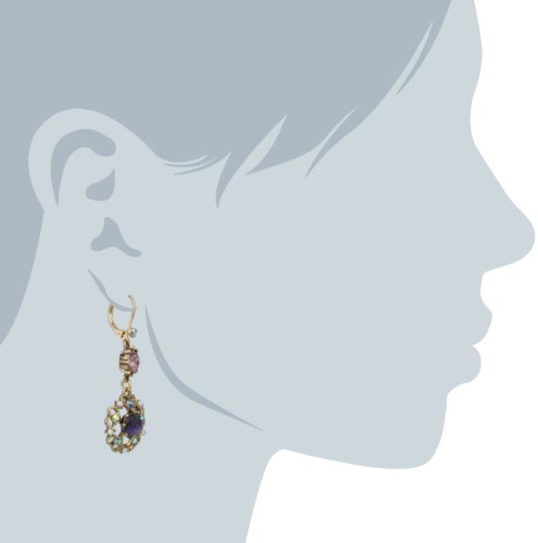 Betsey Johnson Carved Rose Dangle Earrings2