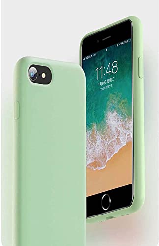 Coque iPhone SE 2022 bleu ciel silicone souple pour vos déplacements