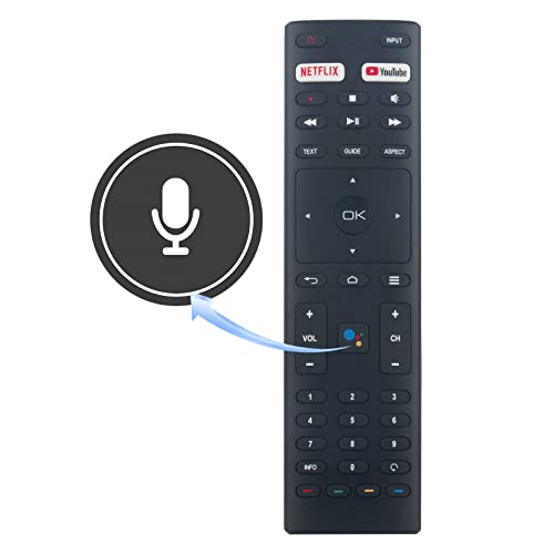 ALLIMITY Voice Remote Control Replace fit for Continental Edison TV CELED43SAFHD20B7 CEQLED58SA21BE CEQLED50SA20B7 CEQLED55SA20B7 CEQLED55SABFB7 CEQLED58SA20B7 CELED43SA220B7 - Image 2