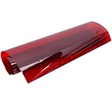 Filtre de couleur gélatine – idéal pour les accessoires de photographie tels que les lampes à incandescence, les lampes led, les projecteurs orientables, etc., filtre de couleur rouge