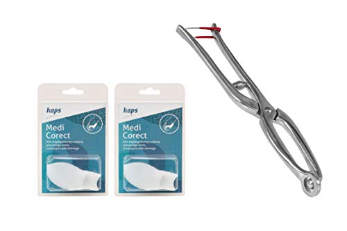 Langlauf Schuhbedarf Botte de chaussure Bunion Étirer la balle et l'anneau, Kit Pour Soulager La Douleur De Pression Et De La Chaussure Avec 2 x Hallux Protections Gel Valgus Bunion