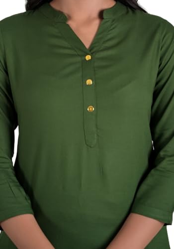 Image of Armiya Rayon Solid Straight Kurta /Kurti for Women & Girls