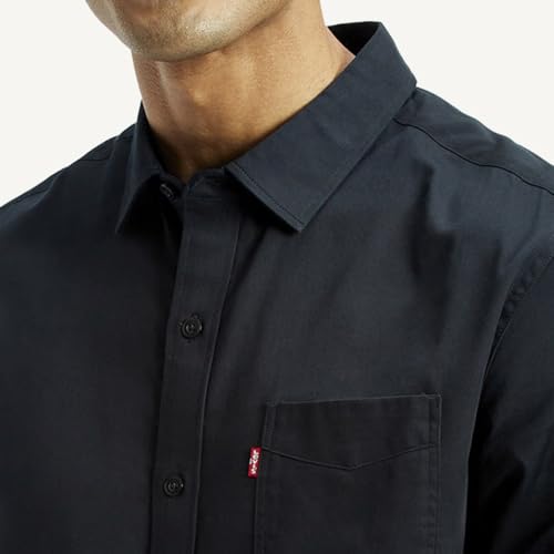 Image of Levi's Men's Cotton Solid Slim Fit Shirt