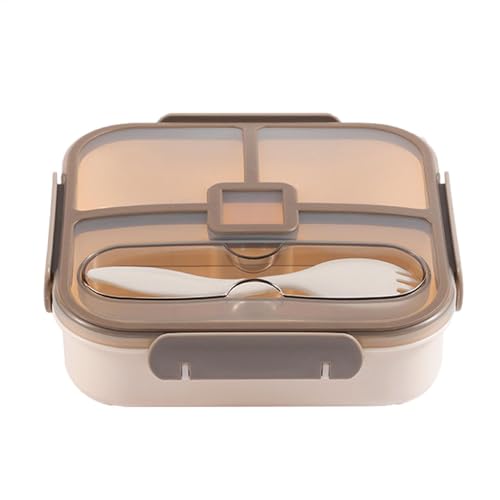 Fiambreras divididas, fiambreras para el almuerzo, caja de almacenamiento de alimentos para adultos, caja de almacenamiento de alimentos apta para microondas, a prueba de fugas para escuela,