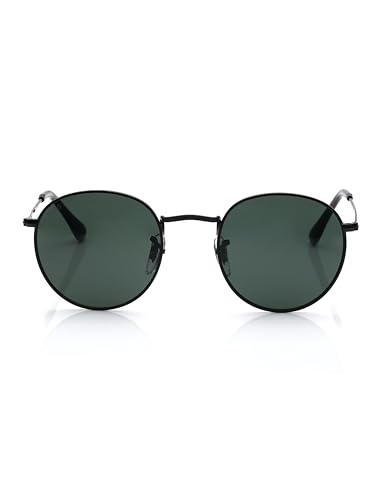 Image of Fastrack Tees Green Round Sunglasses for unisex