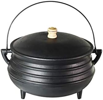 Panela Tripé Nº 2 Ferro Fundido Tampa Ferro Santana 600ml