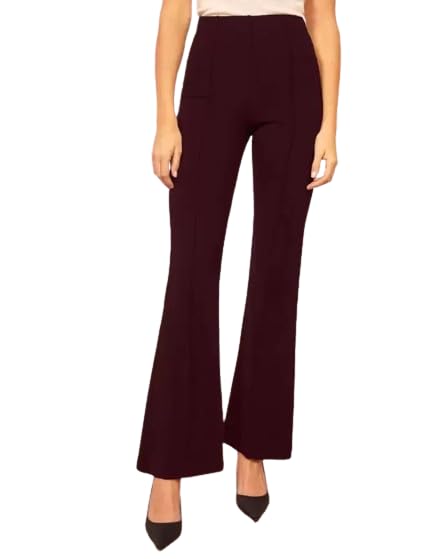 Cotton Bland Casual Pant for Women’s Bottom Length Regular fit Cotton Bland Trouser Straight Fit Pants for Formal Office Casual and Daily Outdoor Lifestyle Maroon Cotton Bland Casual Pant for Women’s Bottom Length Regular fit Cotton Bland Trouser Straight Fit Pants for Formal Office Casual and Daily Outdoor Lifestyle Maroon