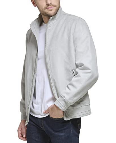 Image of DKNY Men's Modern Knit Collar Bomber Jacket