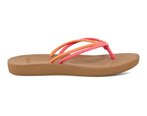 Image of Sanuk Womens Cosmic Sands | Water Resistant Flip Flops for Women | EVA Footbed With Arch Support | Women's Beach Sandals
