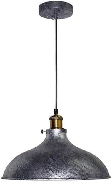 Lampe suspendue industrielle au-dessus de la table à manger lustre de grange rétro salon chaleureux