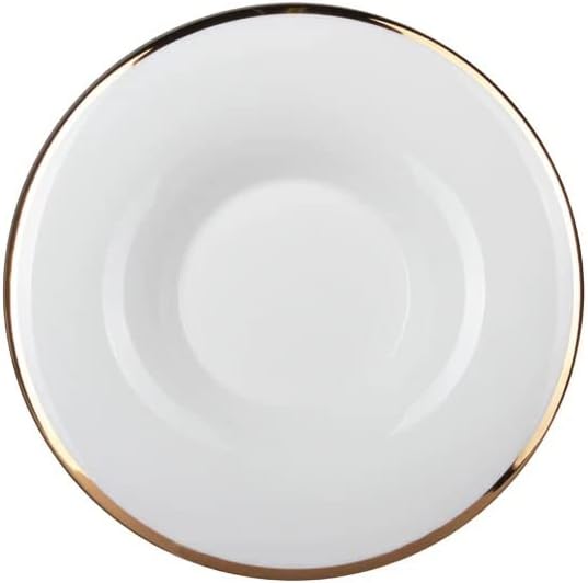 Lomonosov Porcelain Espresso Cup and Saucer Yulia Golden Ribbon 4.9 fl.oz/145 ml