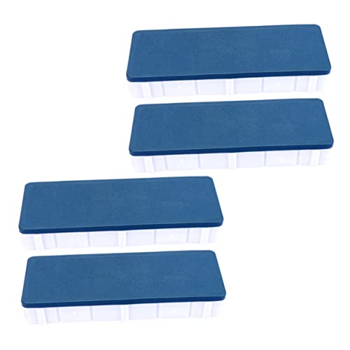 Gogogmee 4Pcs Watercolor Pigment Trays DIY Art Painting Palette for Cleaning Durable Art Pallets for Artists and Craft Projects