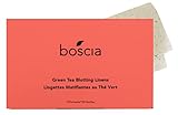 boscia Green Tea Blotting Linens  - Vegan, Cruelty-Free, Natural and Clean Skincare | Green Tea and Abaca Tree Fiber Oil Blotting Sheets for Face, 100 Sheets