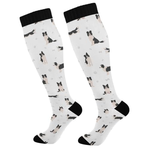 Image of Fisyme Socks for Women Men Warm Comfort Athletic Crew Running Hiking Cycling Compression Socks