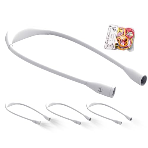 Lámpara para tejer de manos libres con brazos flexibles USB