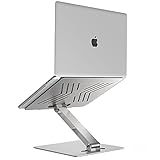 Ergonomisches Design: Einstellbare Höhe und Winkel bieten einen ergonomischen Winkel und eine gute Höhe zum Tippen und Lesen. Mit einstellbaren Höhen können Sie mehrere Winkel einstellen. Dies hilft, Haltung zu korrigieren, Hals-, Rücken- und Handgelenkschmerzen zu lindern.