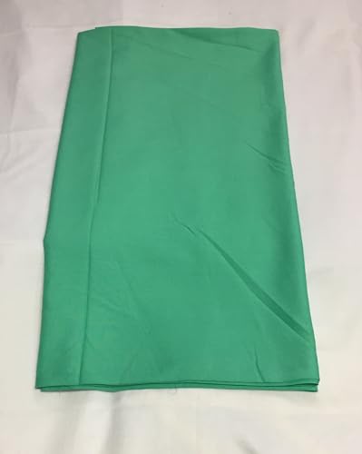 Image of BKRKJ Women's Lizibizi Cotton Unstitched Dress Material Plain Fabric by Meter for Sewing Suit,Salwar,Blouse,Shirt,Kurta,Pyjama,Pathani,Kameez,Chudidar,Patiyala (Light Rama Green 10, 4.5 Meter)