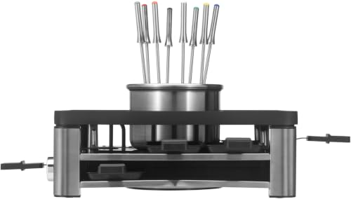 Miniatura 6 de Wmf Lumero - Grill Gourmet 3 En 1, 3 Funciones Raclette, Fondue, Grill Iluminación Led, Gourmet, Hasta 8 Personas, Hasta 1 L, Acero Inoxidable, Antiadherente
