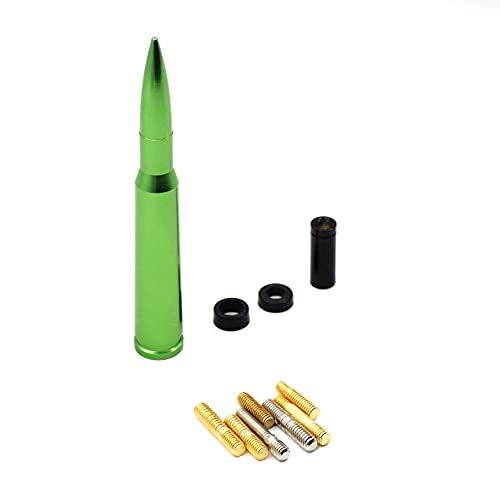 Image of 5.5 inch 50 Cal Bullet Car Truck Antenna Mast Vehicle Short Radio Antenna Replacement for Ford F Series F150 Raptor Super Duty Ranger Explorer Dodge RAM Classic Pickup Trucks