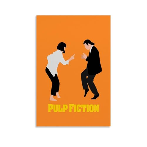 AYUBQ Pulp Fiction - Póster artístico para decoración de habitación, lienzo estético para decoración de dormitorio, 30 x 45 cm, estilo sin marco