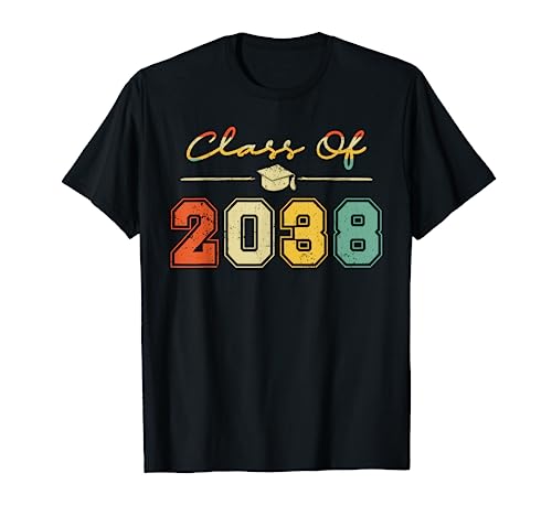 Vintage Retro Class of 2038 Premier jour d'école maternelle T-Shirt