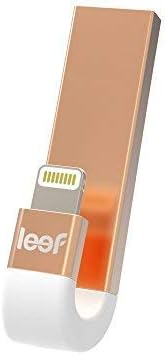 Leef iBridge 3 USB Flash Drive and Lightning Connector Memory Expansion for iPhone/iPad 128 GB gold