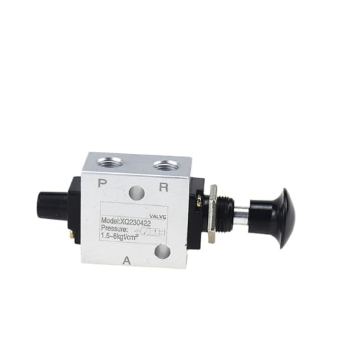 Válvula de mano de dos posiciones y cinco vías en aluminio para un control neumático fluido 2