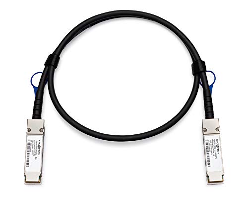 HPC Optics Compatible with MikroTik XQ+DA0001 100G QSFP28 to QSFP28 Twinax DAC Cable | 100GBASE-CR4 1 Meters XQ+DA0001-HPC