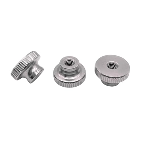 304 Stainless Steel DIN466 Knurled Thumb Nuts with Collar M3 M4 M5 M6 M8 M10 (M5,10)