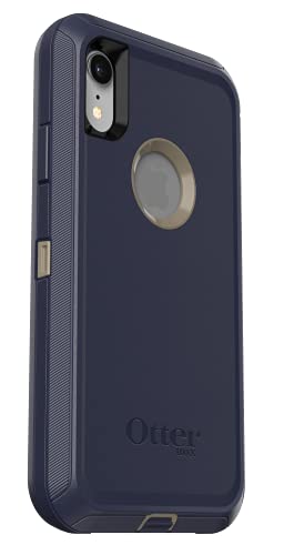 Coque iPhone XR OtterBox Defender Series antichoc durable bleu Dark Lake
