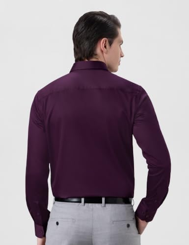 Image of Symbol Premium Men's Slim Fit Satin Formal /Dress Shirt | 100% Cotton | Soft & Lustrous Finish | Available in Plus Sizes
