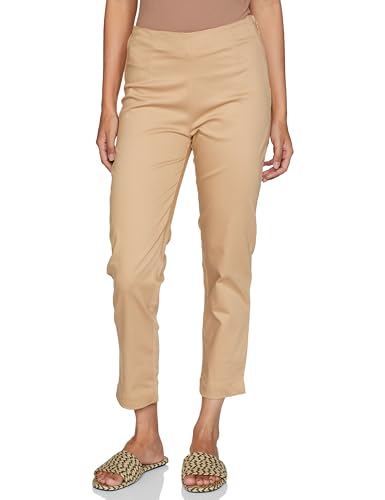 BIBA Women Cotton Blend Slim Solid Pants Price History
