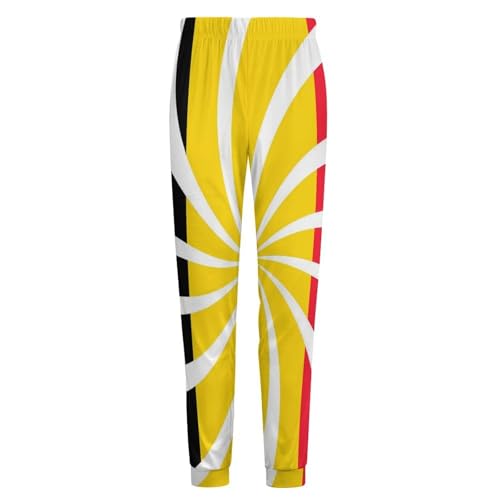 Swirl Belgium Belgian Flag Men's Pajama Pants Lounge Pant Sleepwear PJ Bottoms4