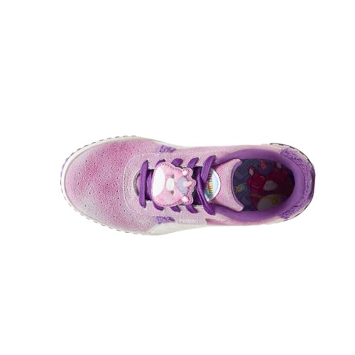 PUMA Kids Girls Cali Lola X Squish Perforated Lace Up Sneakers Shoes Casual - Pink, Purple - Size 2 M4
