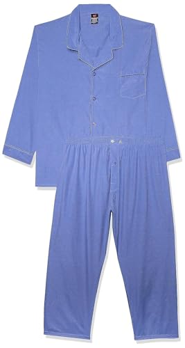 Image of Hanes Men's Woven Plain-Weave Pajama Set