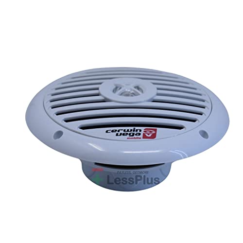 Image of Cerwin Vega XM65W 6.5 inch 120W 2-Way Coaxial Speakers Marine Grade White (Pair)