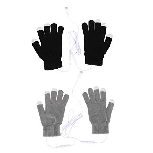 Guantes calefactores USB para usar el ratón sin frío en invierno