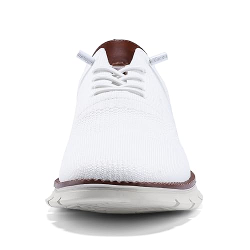 Image of Wearbreeze Men's Business Casual Oxford Sneakers - Lightweight Lace-Up Dress Shoes for Work, Travel & Daily Commute