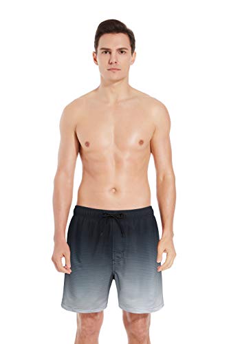 MILANKERR 5.5 inch Mens Swim Trunks with Compression Liner,Mens Bathing Suit Quick Dry Stretch Swimming Trunks2